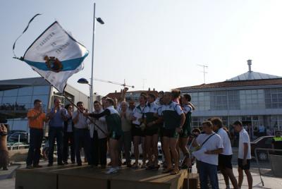 Bandera de A Pobra do Caramiñal