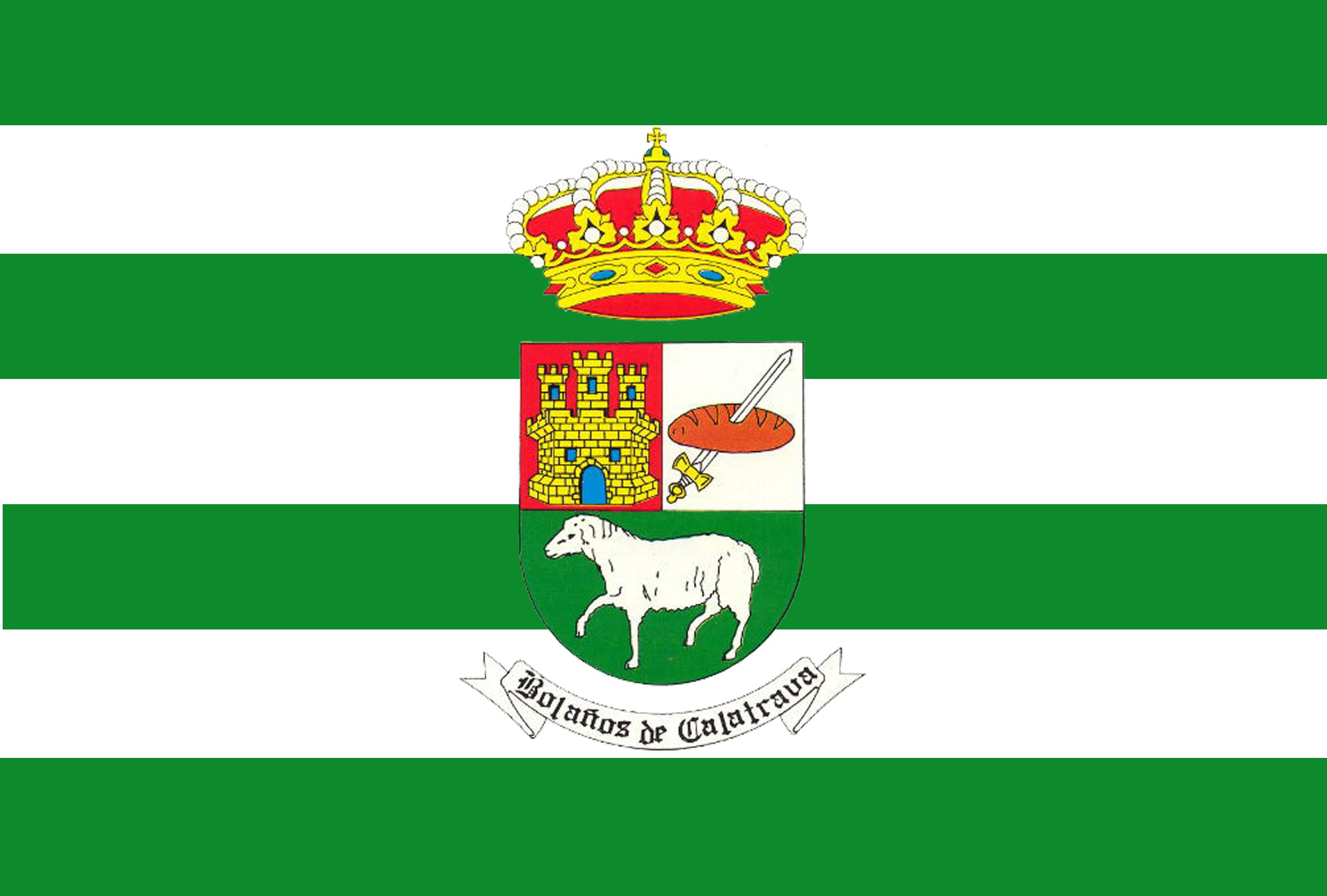 Bandera de Bolaños de Calatrava