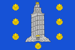 Bandera de Coruña (A)