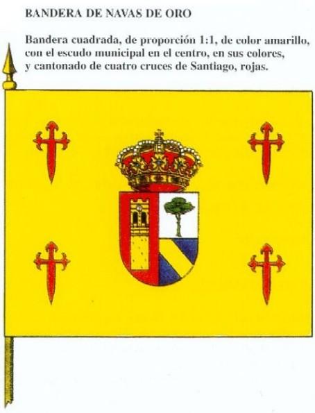 Bandera de Navas de Oro