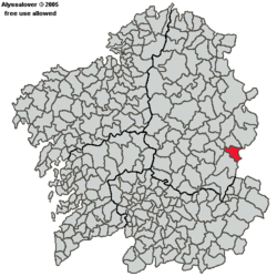 Bandera de Pedrafita do Cebreiro