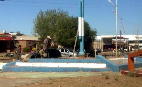 Bandera de Plaza Huincul
