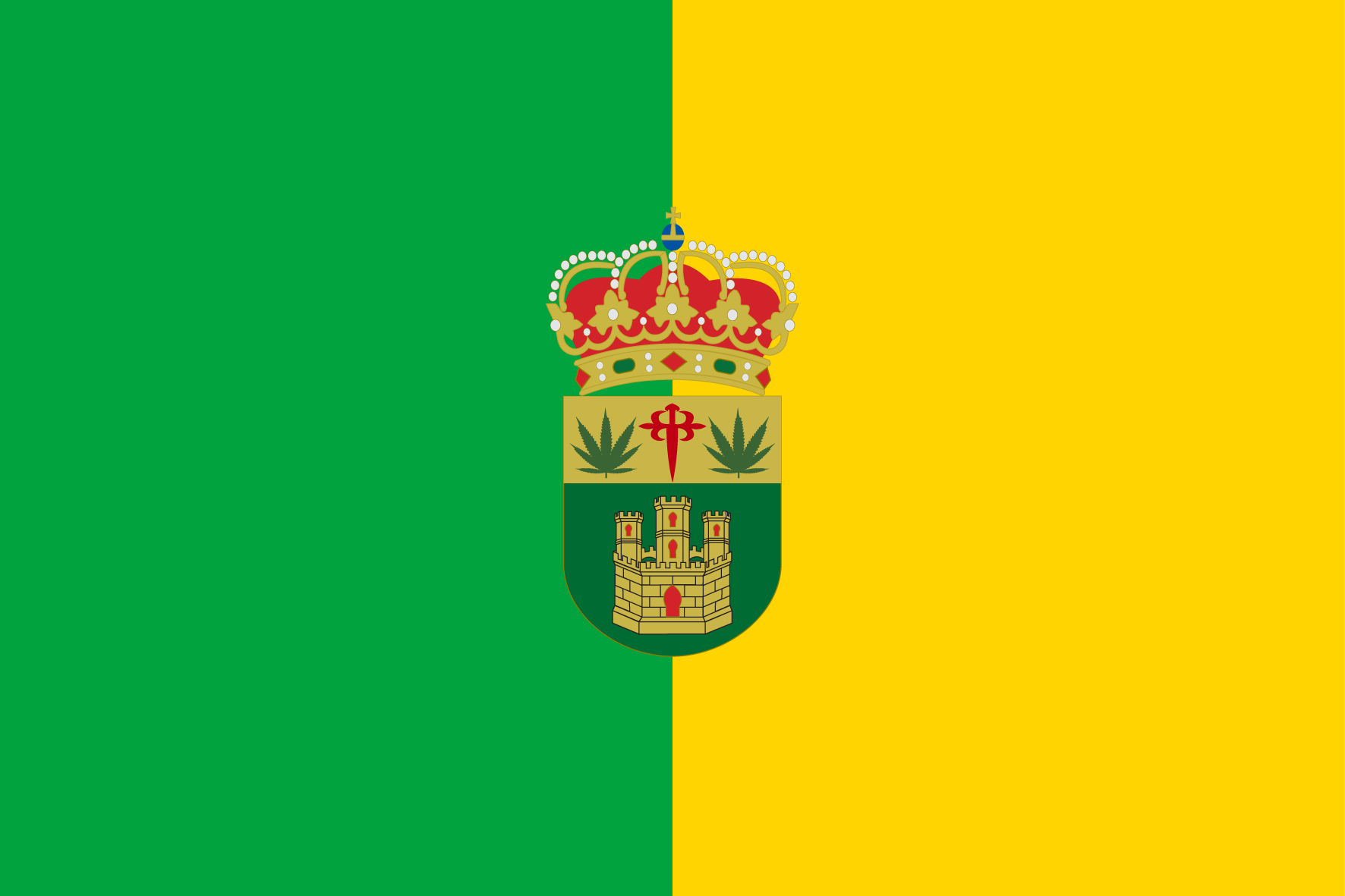 Bandera de Santa Cruz de los Cáñamos