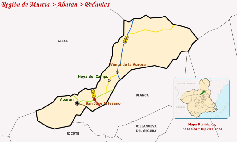 Imagen de Abarán mapa 30550 4 