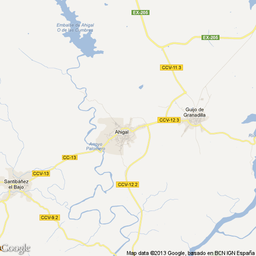 Imagen de Ahigal mapa 10650 1 