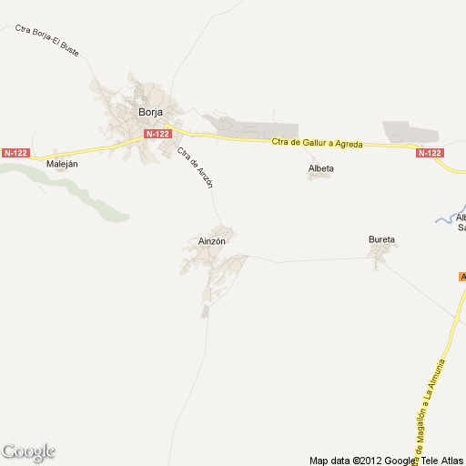 Imagen de Ainzón mapa 50570 1 