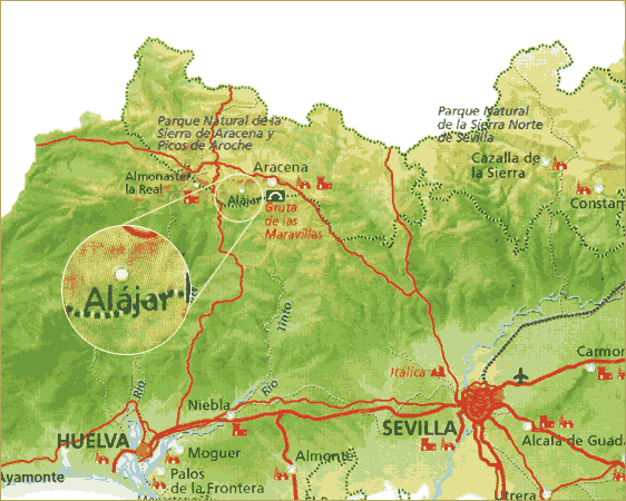 Imagen de Alájar mapa 21340 2 