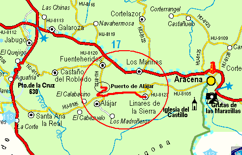 Imagen de Alájar mapa 21340 5 