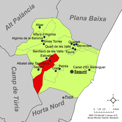 Imagen de Albalat dels Tarongers mapa 46591 3 
