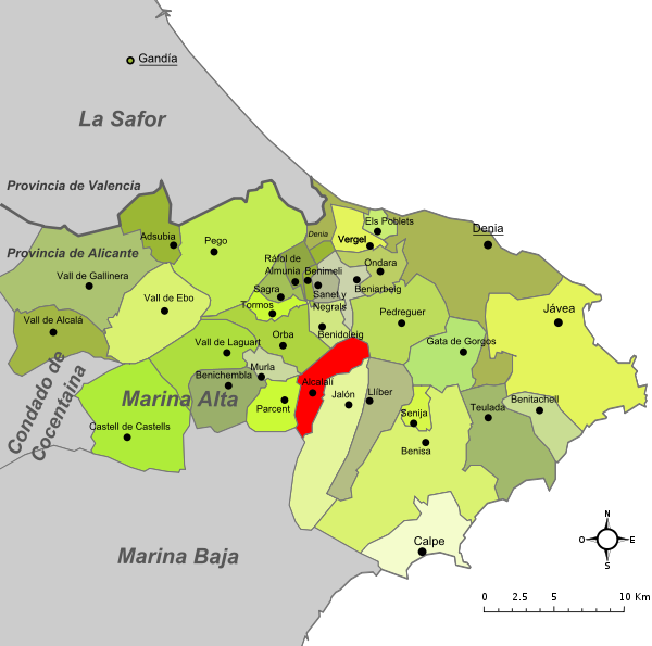 Imagen de Alcalalí mapa 03728 2 