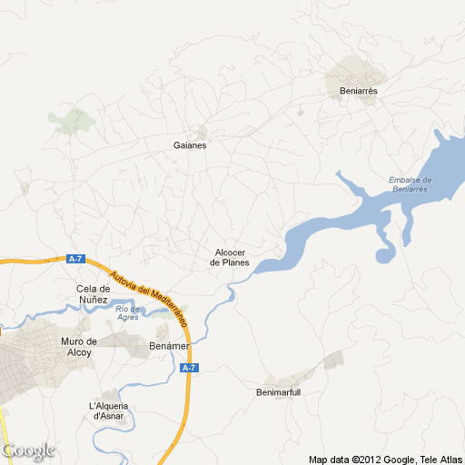 Imagen de Alcocer de Planes mapa 03841 1 