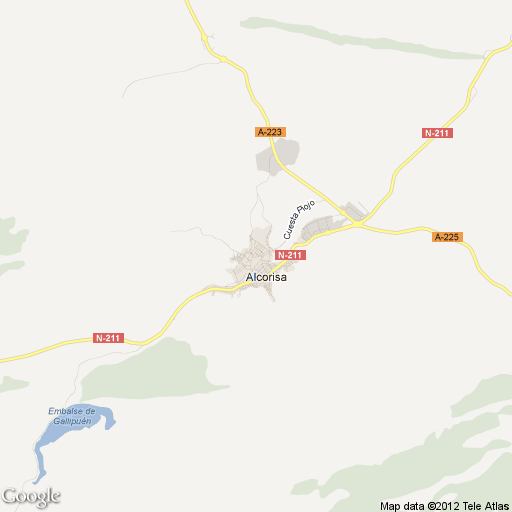 Imagen de Alcorisa mapa 44550 2 