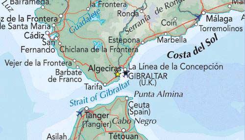 Algeciras Map