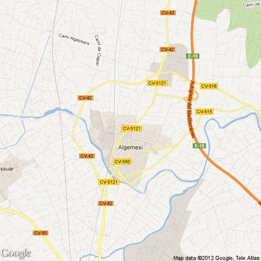 Imagen de Algemesí mapa 46680 2 