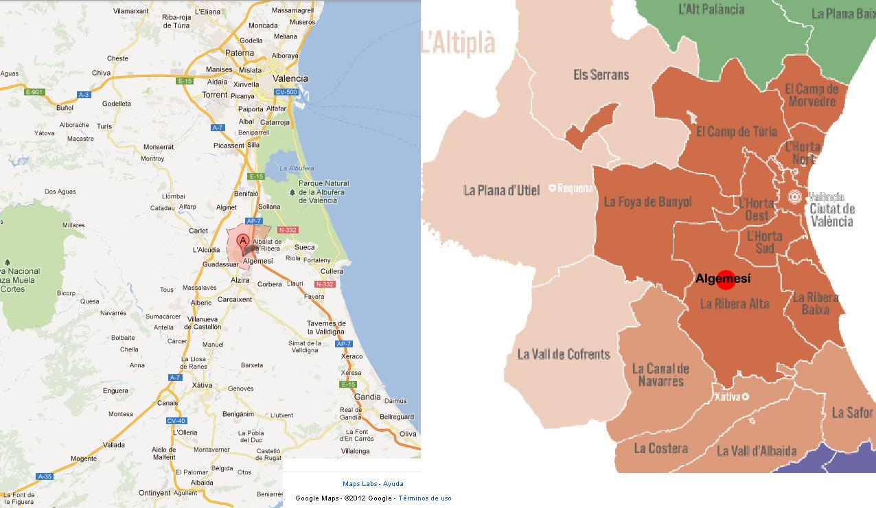 Imagen de Algemesí mapa 46680 5 