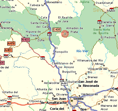 Imagen de Almadén de la Plata mapa 41240 1 