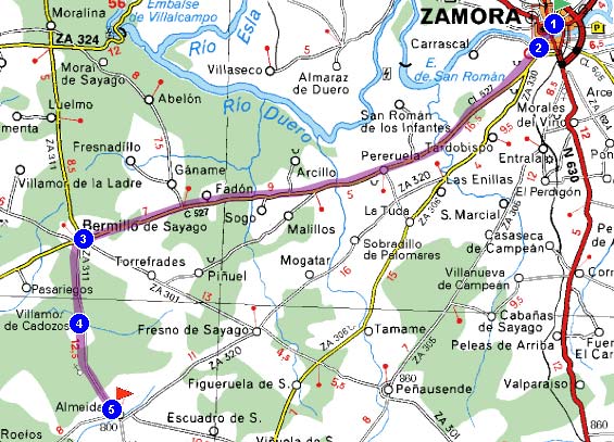 Imagen de Almeida de Sayago mapa 49210 6 