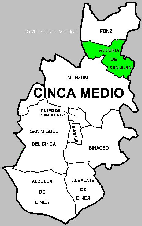 Imagen de Almunia de San Juan mapa 22420 2 