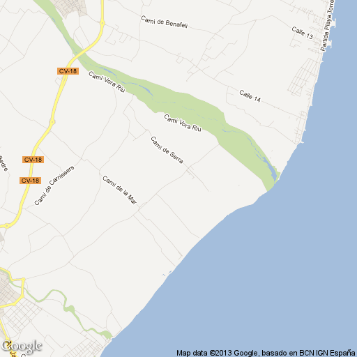 Imagen de Alquerias de Santa Bárbara mapa 12539 1 