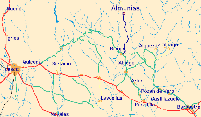 Imagen de Alquézar mapa 22145 3 