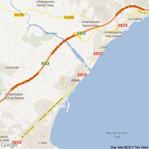 Imagen de Altea mapa 03590 1 