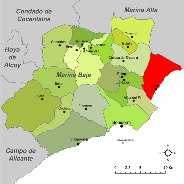 Imagen de Altea mapa 03590 2 