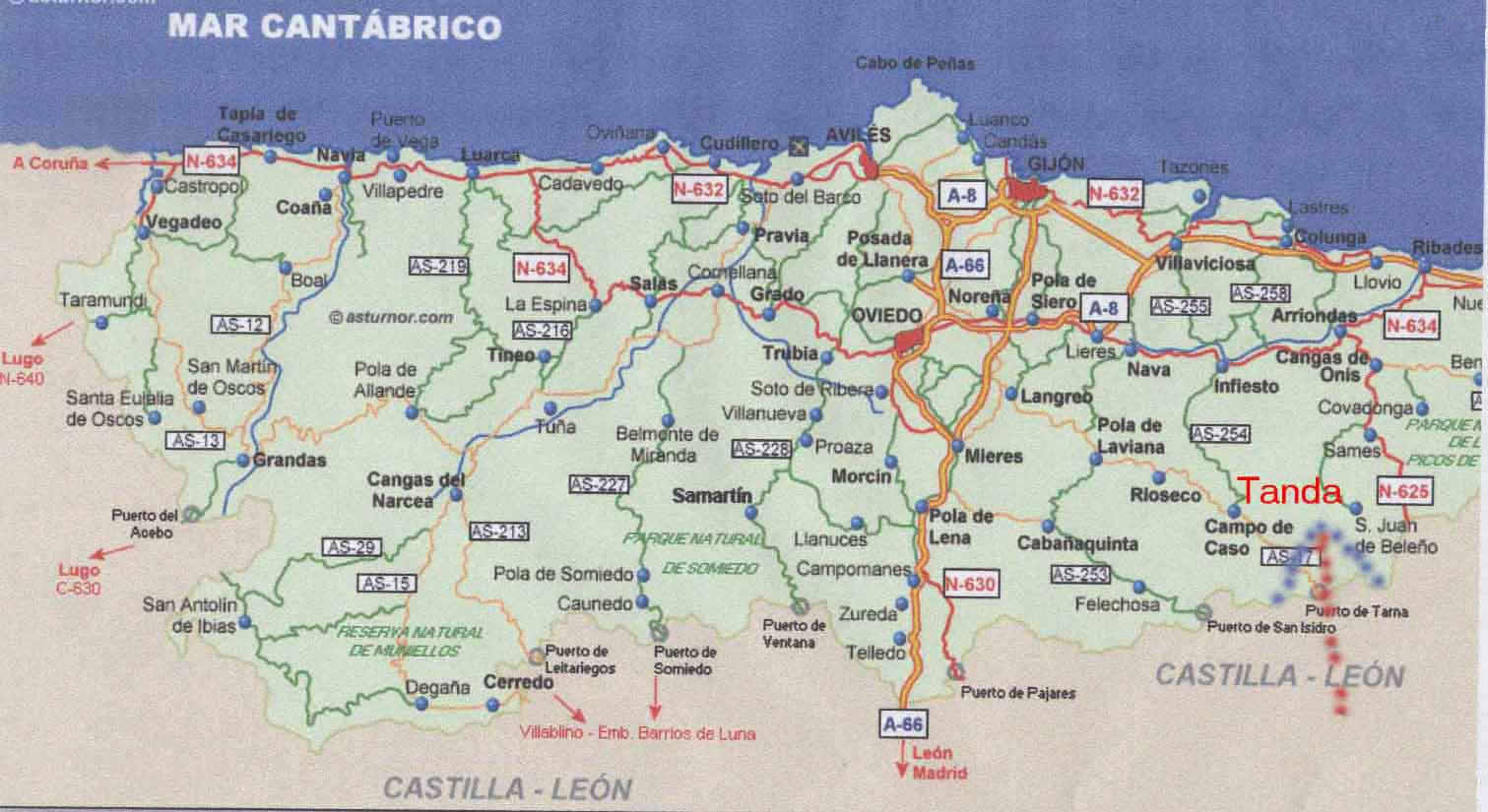 Imagen de Amieva mapa 33558 3 