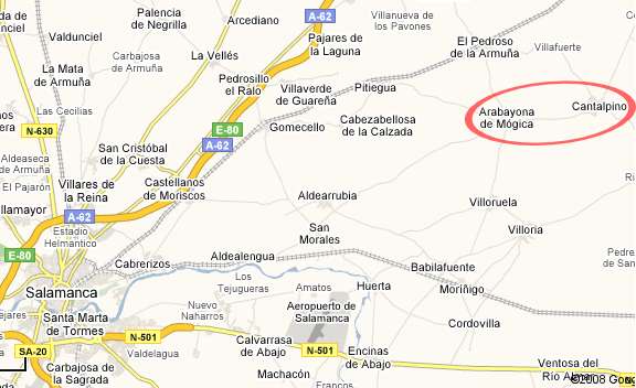 Imagen de Arabayona de Mógica mapa 37418 4 