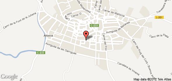 Imagen de Arbeca mapa 25140 4 