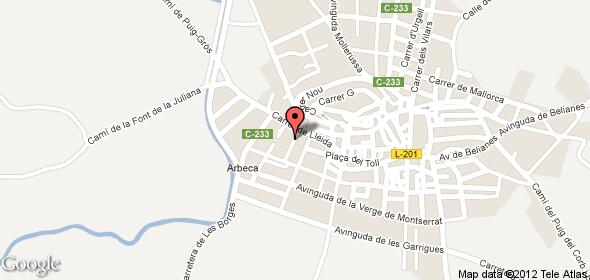 Imagen de Arbeca mapa 25140 6 