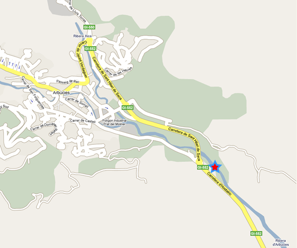 Imagen de Arbúcies mapa 17401 2 