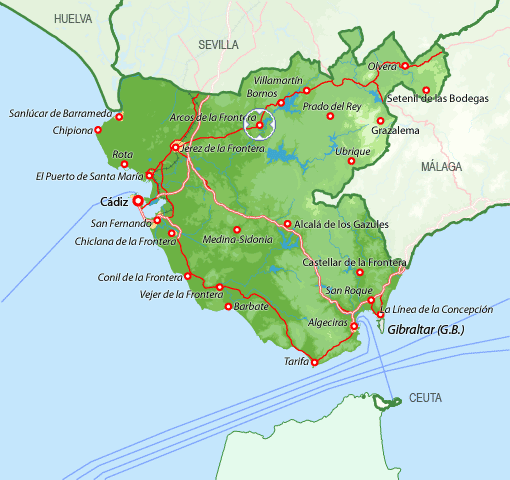 Imagen de Arcos de la Frontera mapa 11630 2 