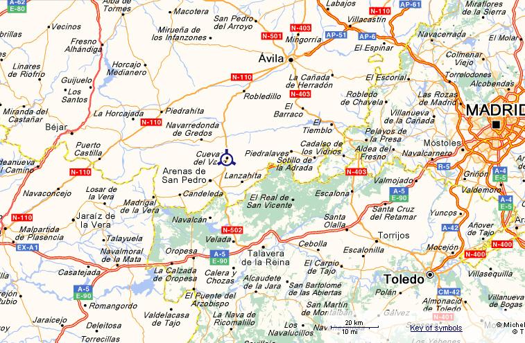 Imagen de Arenas de San Pedro mapa 05400 2 