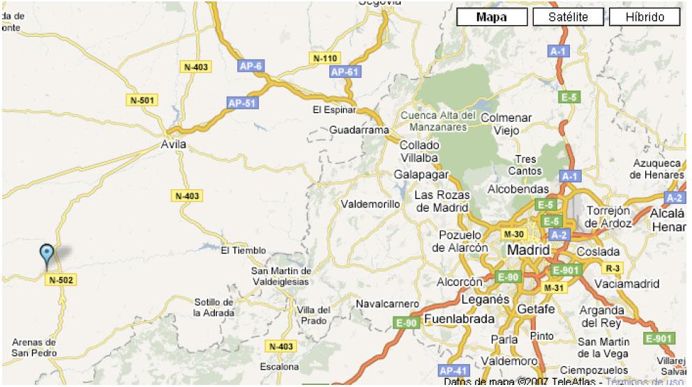 Imagen de Arenas de San Pedro mapa 05400 4 