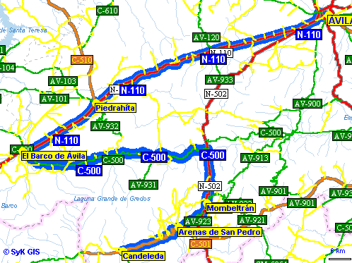 Imagen de Arenas de San Pedro mapa 05400 6 