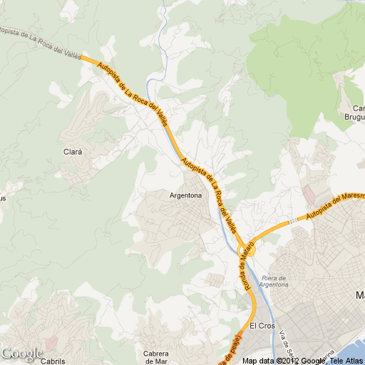 Imagen de Argentona mapa 08310 2 