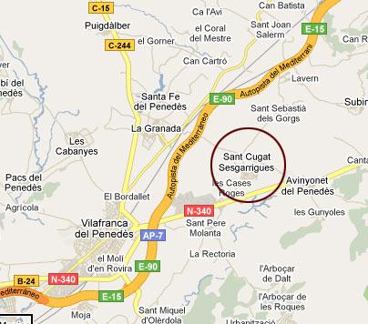 Imagen de Avinyonet del Penedès mapa 08793 1 