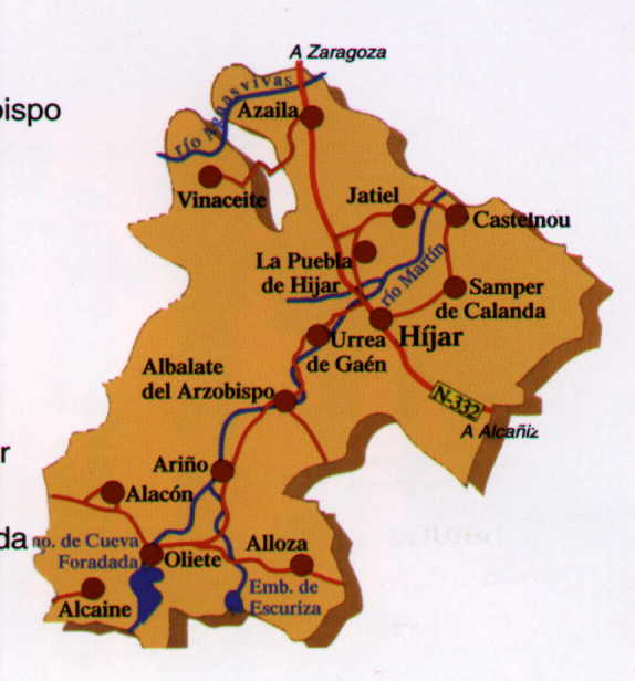 Imagen de Azaila mapa 44590 1 