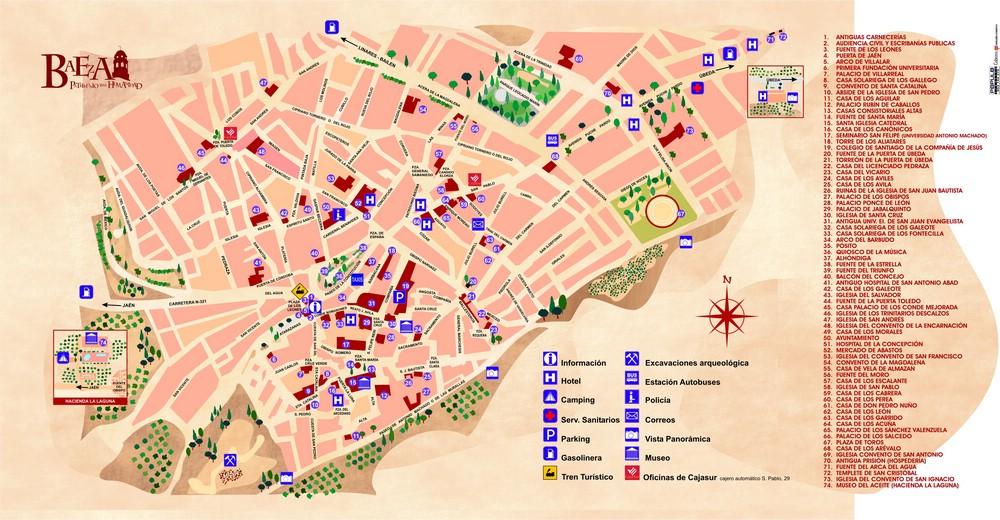 Imagen de Baeza mapa 23440 5 