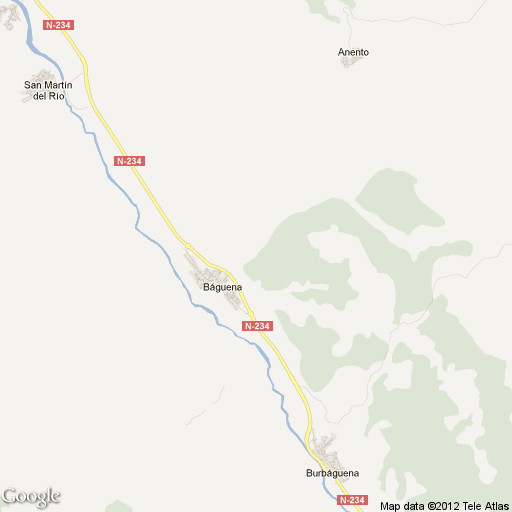 Imagen de Báguena mapa 44320 1 