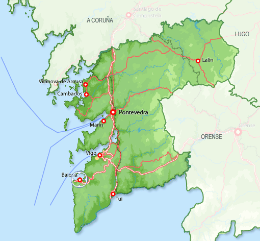 Imagen de Baiona mapa 36300 2 