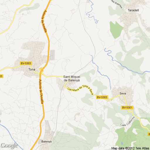 Imagen de Balenyà mapa 08550 1 