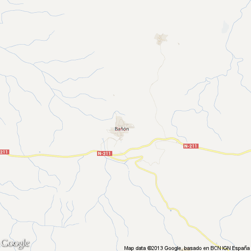 Imagen de Bañón mapa 44357 1 