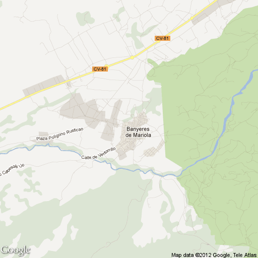 Imagen de Banyeres de Mariola mapa 03450 1 
