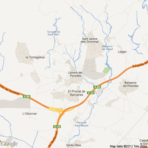 Imagen de Banyeres del Penedès mapa 43711 2 