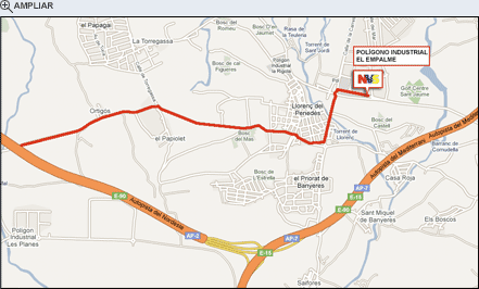 Imagen de Banyeres del Penedès mapa 43711 4 