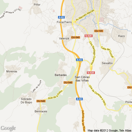 Imagen de Barbadás mapa 32890 1 
