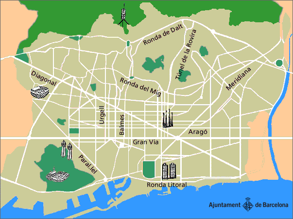Imagen de Barcelona mapa 08294 3 