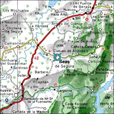 Imagen de Beas de Segura mapa 23280 2 