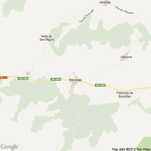 Imagen de Becedas mapa 05610 1 